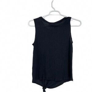 Black Sleeveless Tank Top